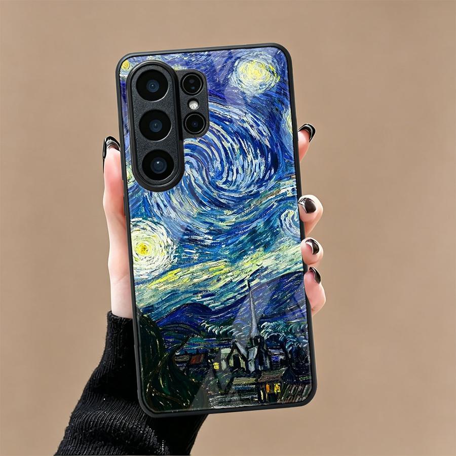 Glass Phone Cover Case for Sam - Samsung Galaxy S24 ulasan dan harga