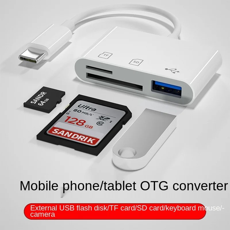 3 In 1 Type-c To USB C A OTG A - Usb Hub Type C ulasan dan harga