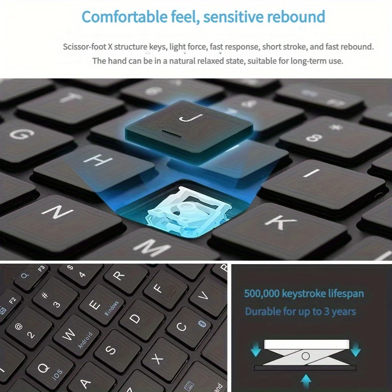 Bluetooth Wireless Keyboard Mi - Android Tablet Gaming Accessories ulasan dan harga